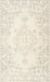 Machine Washable Traditional Blanched Almond Beige Rug, wshtr3753