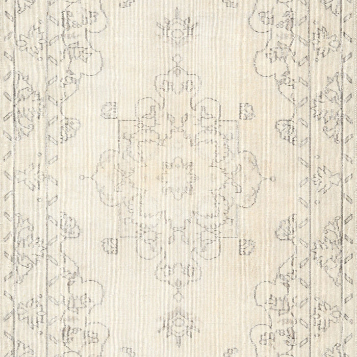 Traditional Blanched Almond Beige Persian Rug, tr3753