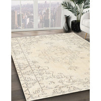 Traditional Blanched Almond Beige Persian Rug, tr3754