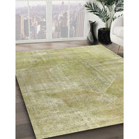 Traditional Copper Green Persian Rug, tr3755