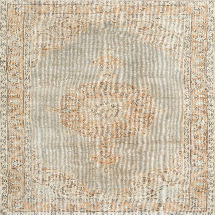 Round Machine Washable Traditional Camel Brown Rug, wshtr3757
