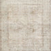 Square Traditional Light French Beige Brown Persian Rug, tr3758