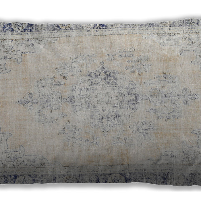 Traditional Classic Rectangular Dark Gray Lumbar Throw Pillow, 13 inch by 19 inch, lbtr3759