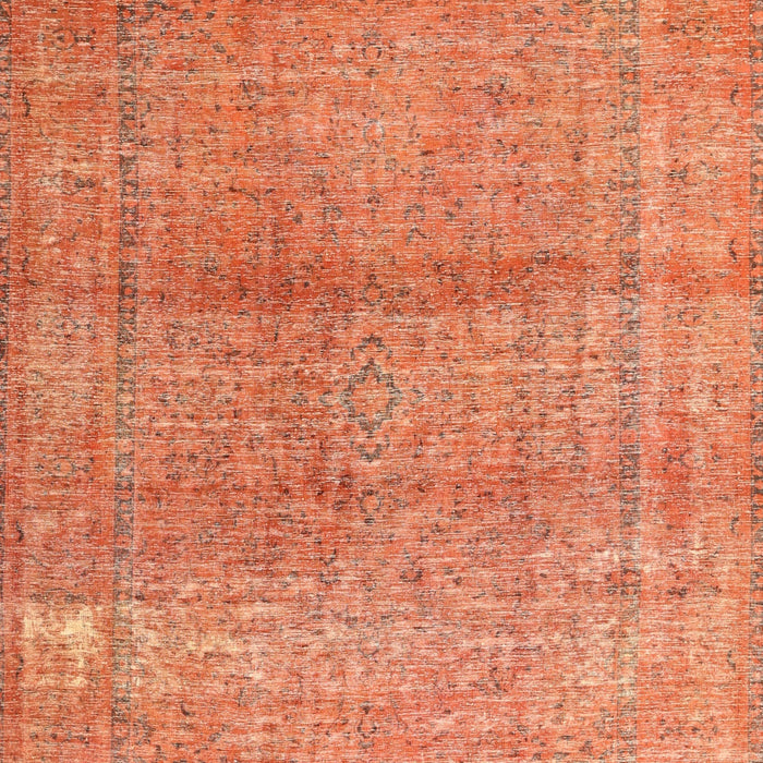 Traditional Orange Red Persian Rug, tr3761