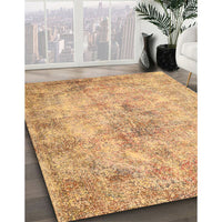 Traditional Orange Persian Rug, tr3763