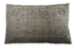 Traditional Classic Rectangular Khaki Green Lumbar Throw Pillow, 13 inch by 19 inch, lbtr3764