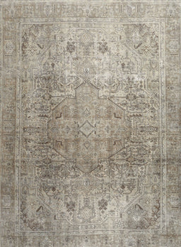 Machine Washable Traditional Khaki Green Rug, wshtr3764