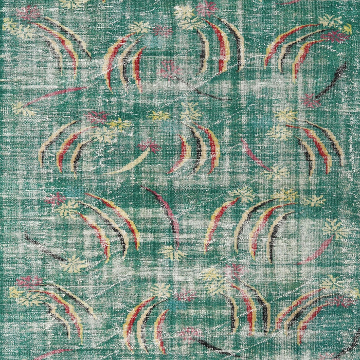 Traditional Sea Green Oriental Rug, tr3765