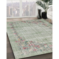 Traditional Khaki Green Oriental Rug, tr3767