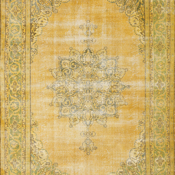 Traditional Orange Gold Persian Rug, tr3768