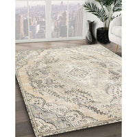 Traditional Sand Brown Persian Rug, tr3770