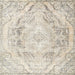 Square Traditional Sand Brown Persian Rug, tr3770