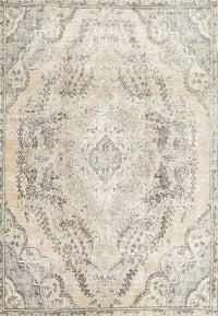 Machine Washable Traditional Sand Brown Rug, wshtr3770