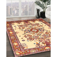 Traditional Red Medallion Rug, tr3771