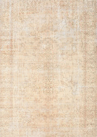 Machine Washable Traditional Brown Rug, wshtr3772