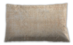 Traditional Classic Rectangular Brown Lumbar Throw Pillow, 13 inch by 19 inch, lbtr3772
