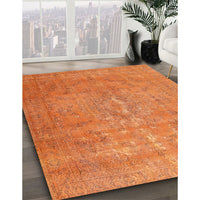 Traditional Orange Red Persian Rug, tr3773