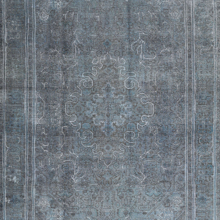 Machine Washable Traditional Light Slate Gray Rug, wshtr3774