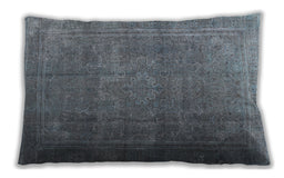 Traditional Classic Rectangular Light Slate Gray Lumbar Throw Pillow, 13 inch by 19 inch, lbtr3774
