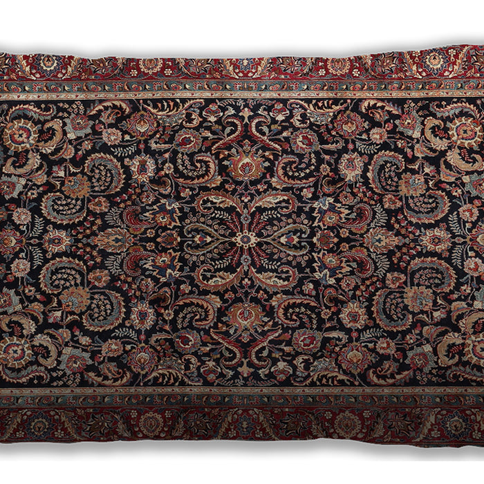 Traditional Classic Rectangular Orange Salmon Pink Lumbar Throw Pillow, 13 inch by 19 inch, lbtr3777