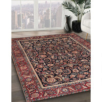 Traditional Orange Salmon Pink Persian Rug, tr3777