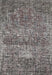 Machine Washable Traditional Western Charcoal Gray Rug, wshtr3778