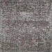 Square Machine Washable Traditional Western Charcoal Gray Rug, wshtr3778