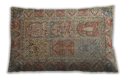 Traditional Classic Rectangular Chestnut Brown Lumbar Throw Pillow, 13 inch by 19 inch, lbtr377