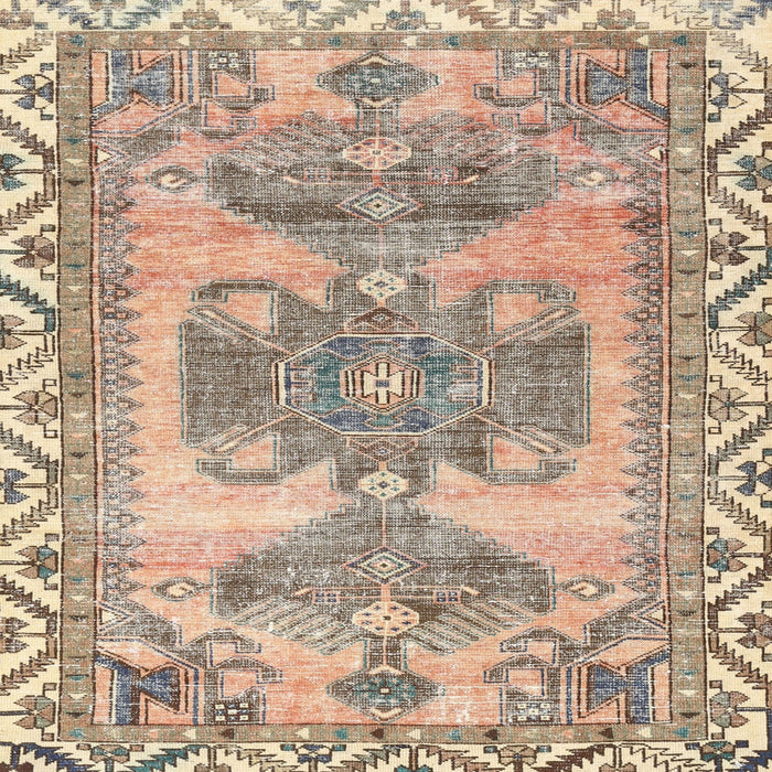 Square Traditional Brown Persian Rug, tr3781