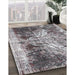 Machine Washable Traditional Gray Rug in a Family Room, wshtr3783