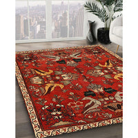 Traditional Red Animal Rug, tr3785