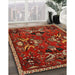 Traditional Red Animal Rug in Family Room, tr3785