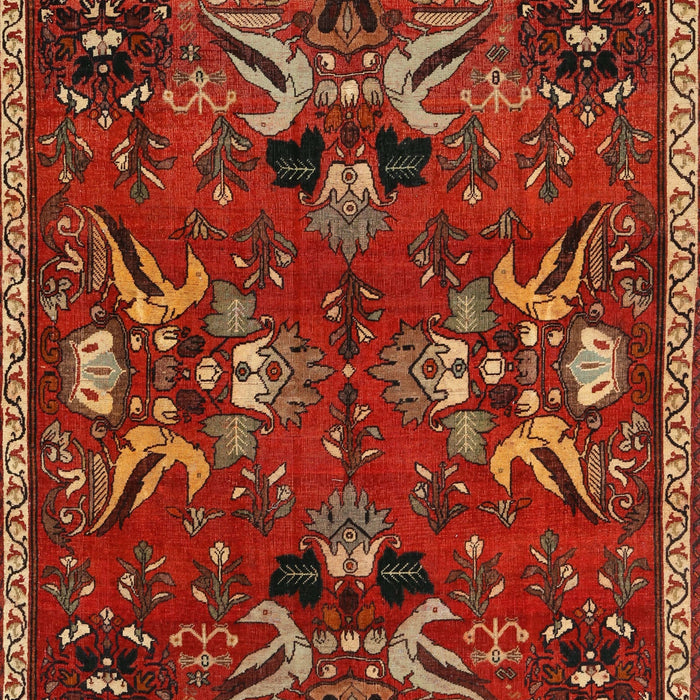 Traditional Red Animal Rug, tr3785