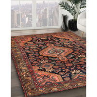 Traditional Gold Brown Persian Rug, tr3787