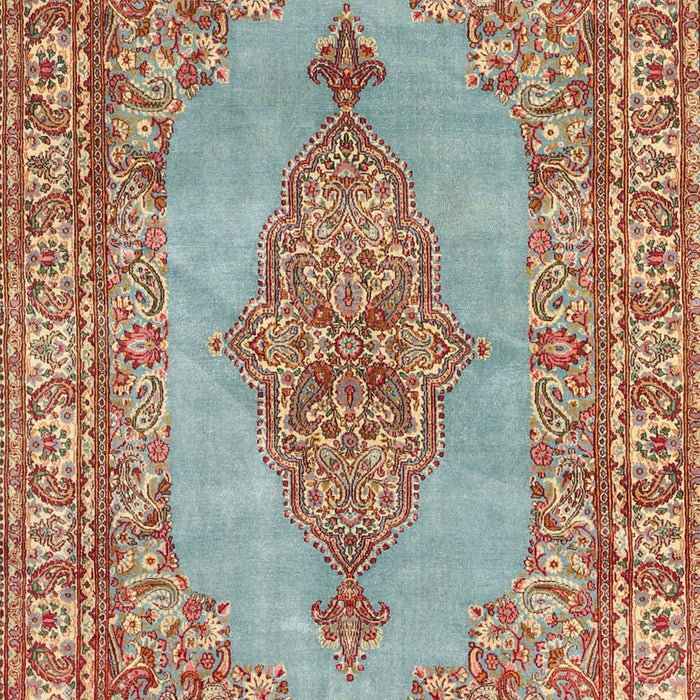 Traditional Sage Green Persian Rug, tr3788