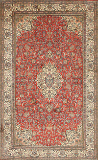 Machine Washable Traditional Brown Rug, wshtr378