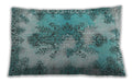 Traditional Classic Rectangular Sea Green Lumbar Throw Pillow, 13 inch by 19 inch, lbtr3793