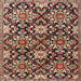 Square Traditional Red Persian Rug, tr3795