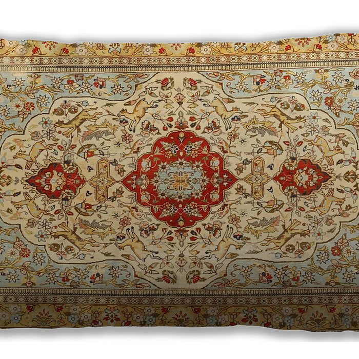 Traditional Classic Rectangular Sedona Brown Lumbar Throw Pillow, 13 inch by 19 inch, lbtr3796