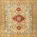 Square Traditional Sedona Brown Persian Rug, tr3796