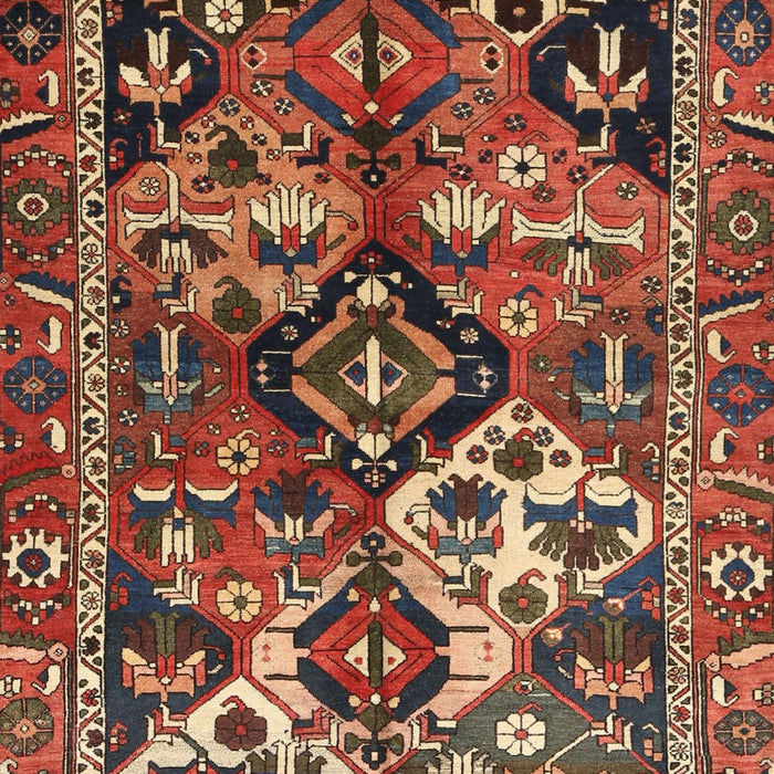 Traditional Saffron Red Persian Rug, tr3797