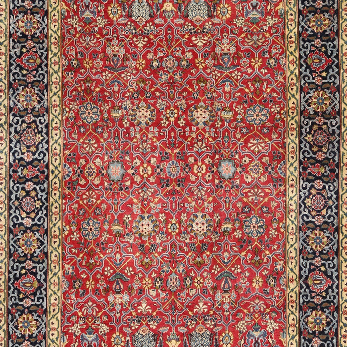 Traditional Saffron Red Persian Rug, tr3798