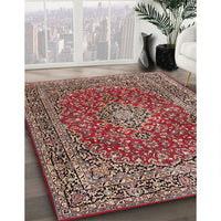 Traditional Saffron Red Persian Rug, tr3799