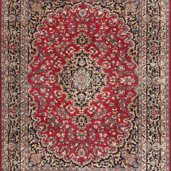 Traditional Saffron Red Persian Rug, tr3799
