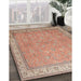 Machine Washable Traditional Brown Rug in a Family Room, wshtr379