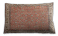 Traditional Classic Rectangular Brown Lumbar Throw Pillow, 13 inch by 19 inch, lbtr379