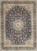 Traditional Charcoal Gray Persian Rug, tr3800