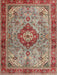 Traditional Light French Beige Brown Persian Rug, tr3801