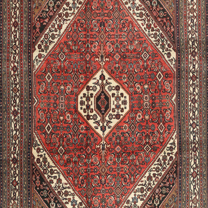 Traditional Saffron Red Persian Rug, tr3802