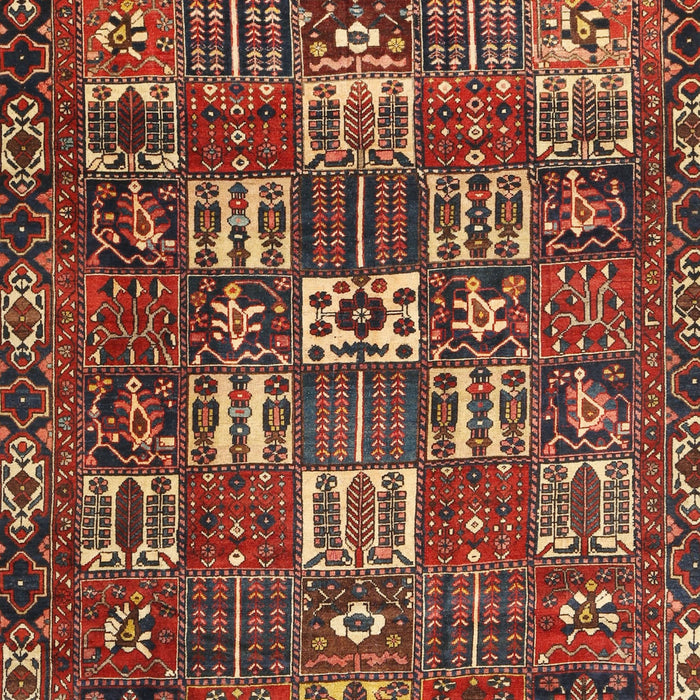 Machine Washable Traditional Tomato Red Rug, wshtr3803